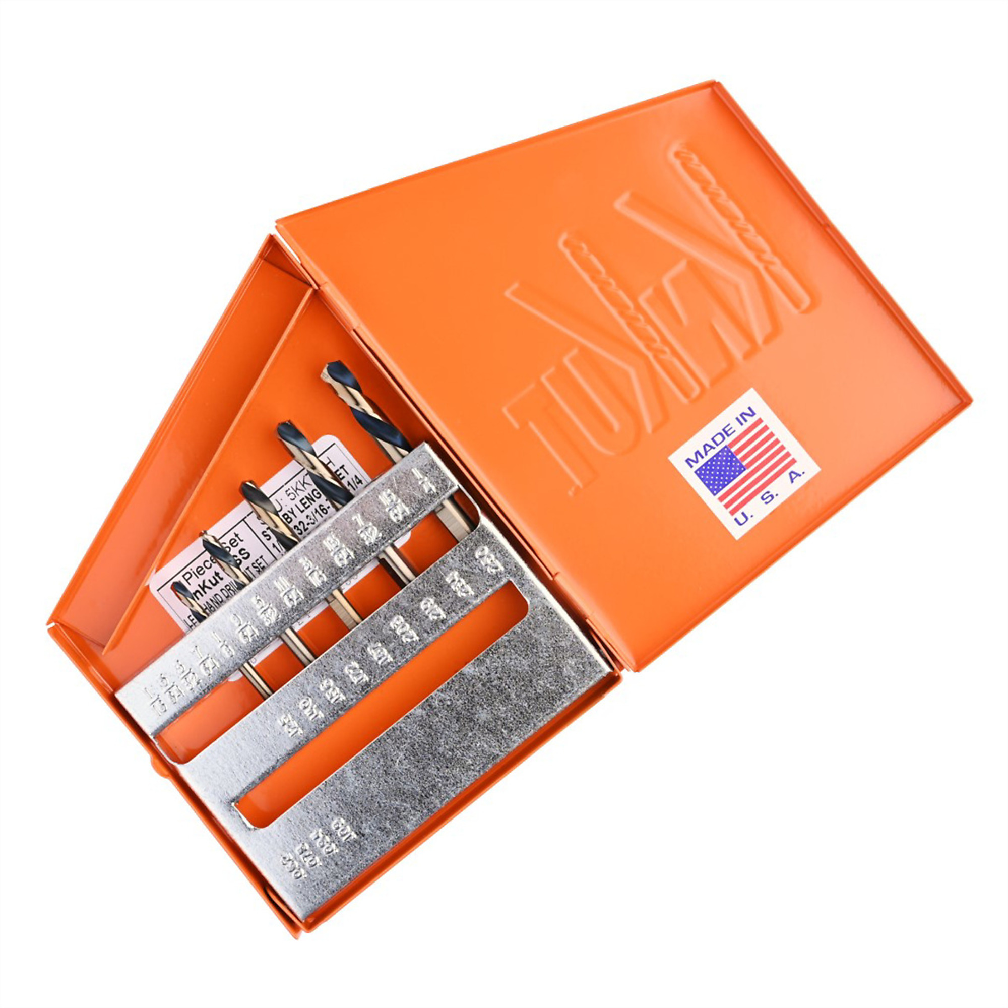 KnKut Left Hand Stubby Drill Bit Set — 5-Piece, Model# KNK5KK7-LH